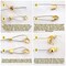 1200 Pieces Crimp Beads Kit for Jewelry Making, Crimp Beads, Covers, Tubes and Wire Guardians, Lobster Clasps, Jump Rings, Crimping Pliers and Beading Wire